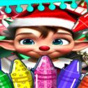 Christmas Elves Coloring Game 8 christmas elves coloring game 1